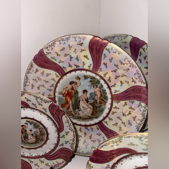 Antique Porcelain large China Set from the USSR Volkstedt - Picture 10 of 16